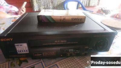 Пищущий стерео видеомагнитофон  SONY video cassette recorder SLV-PH77., Электроника, техника, TV, ви...